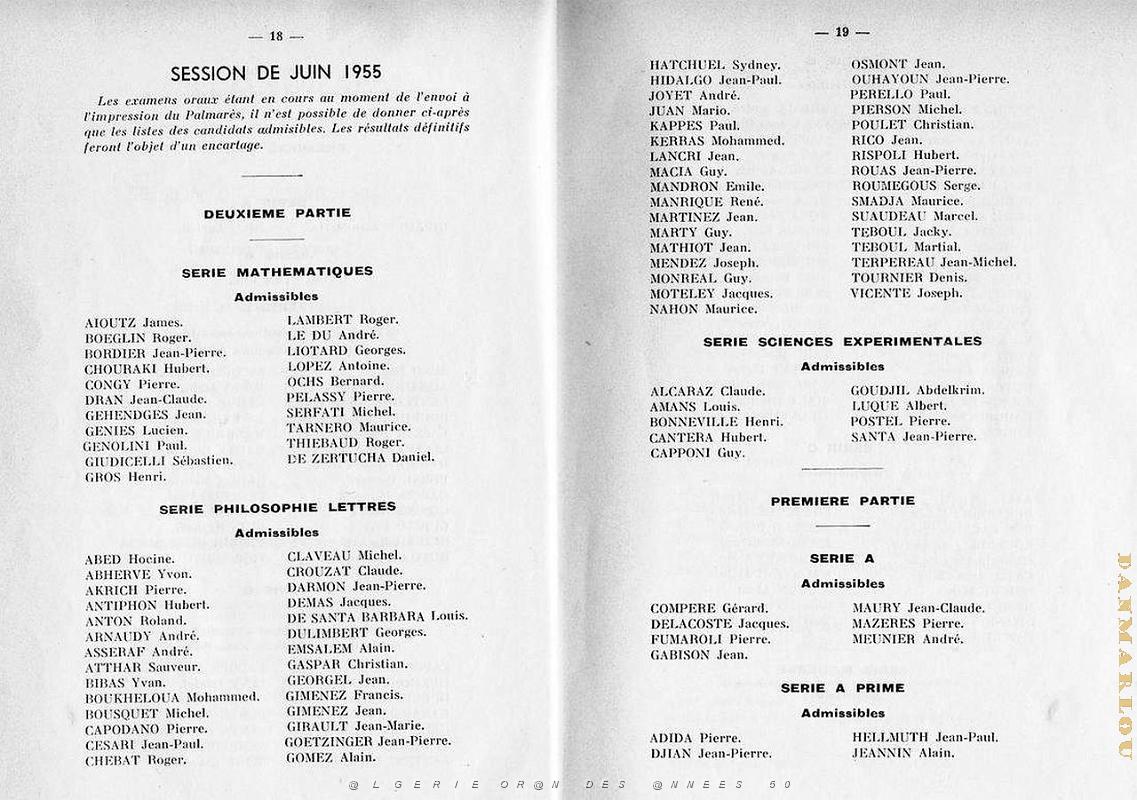 LYCEE LAMORICIERE DISTRIBUTIONS PRIX  29 JUIN 1955   (12).JPG